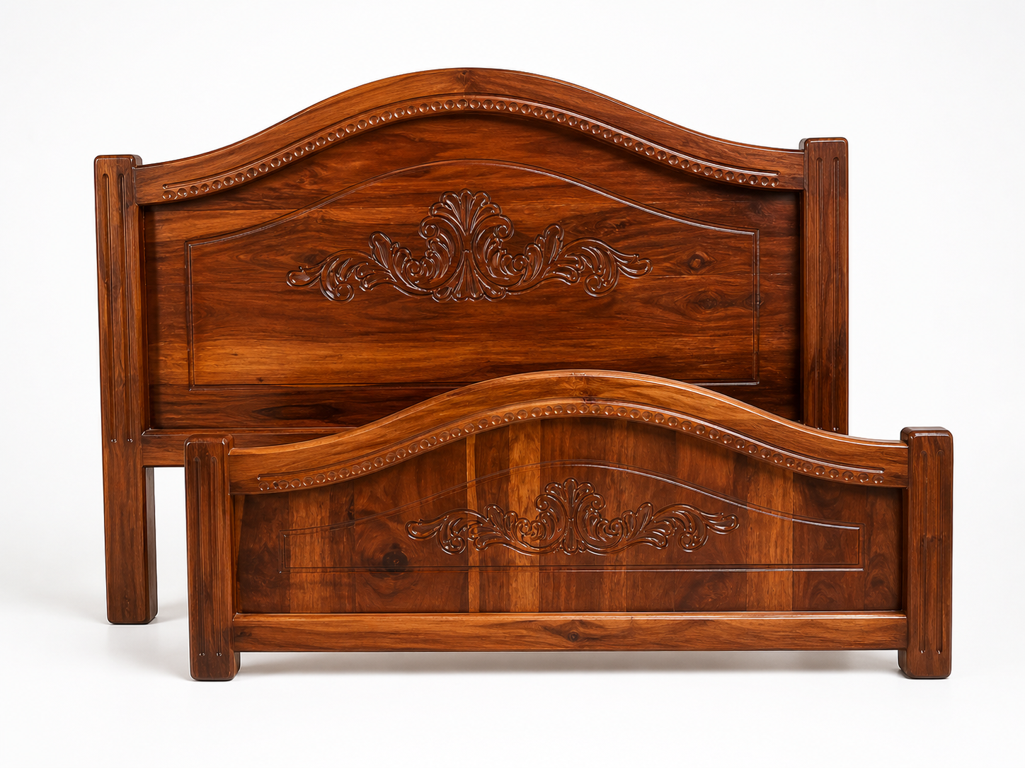 Cama de Madera Tallada
